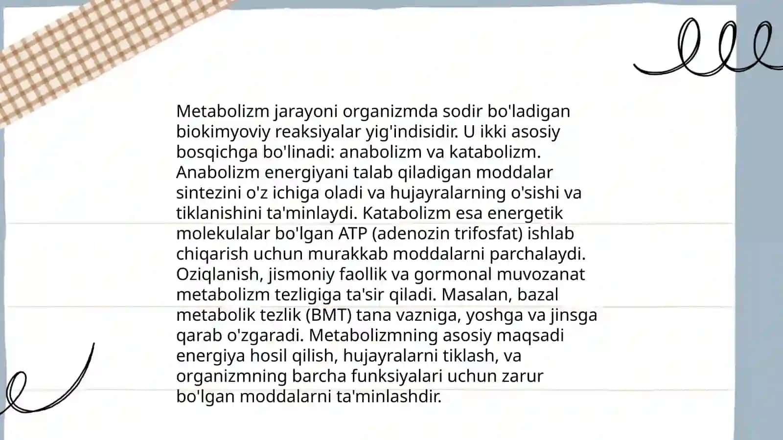 Energiya almashinuvi 4