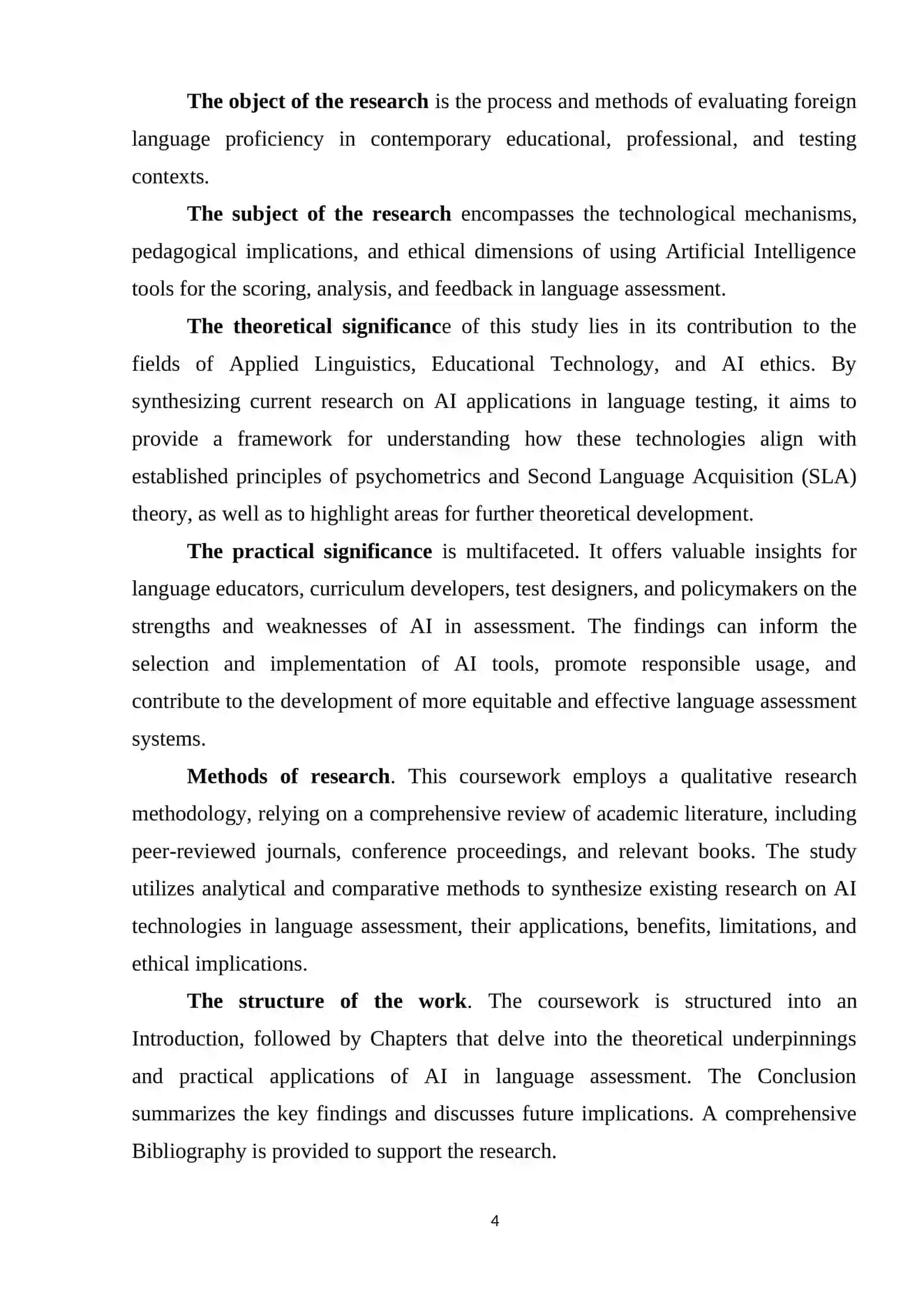 USING ARTIFICIAL INTELLIGENCE IN LANGUAGE ASSESSMENT 4