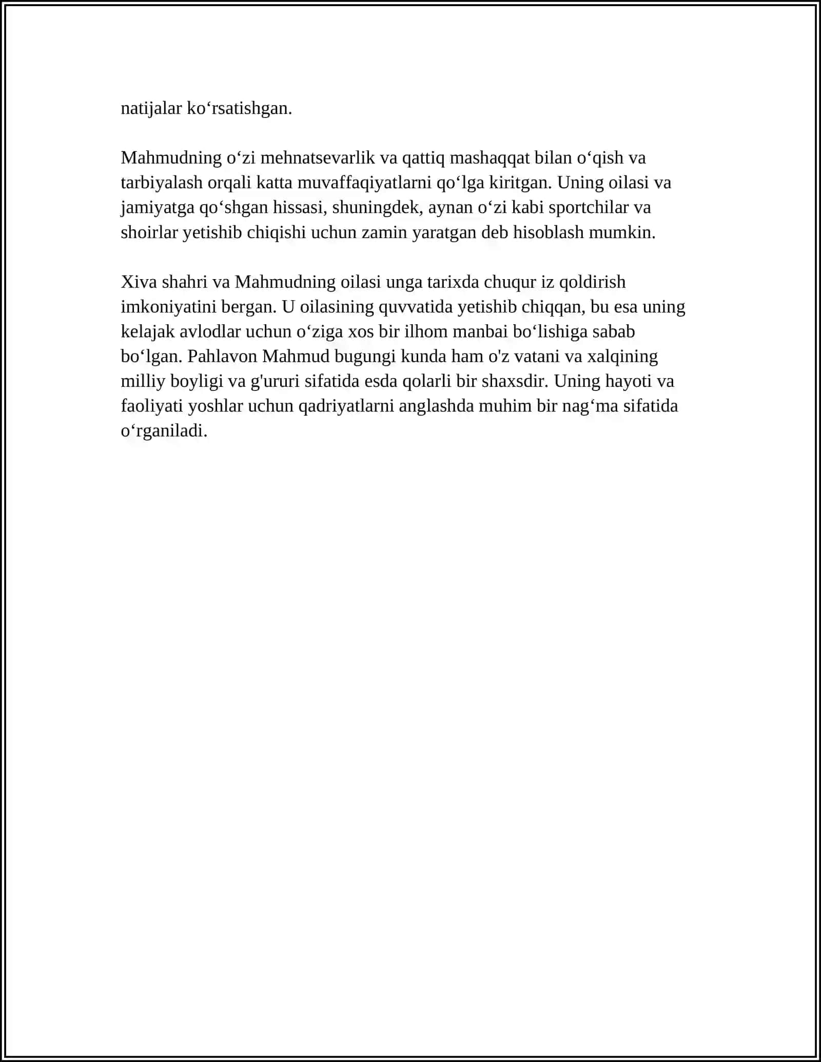 PAHLAVON MAHMUDNING HAYOTI VA IJODI 4