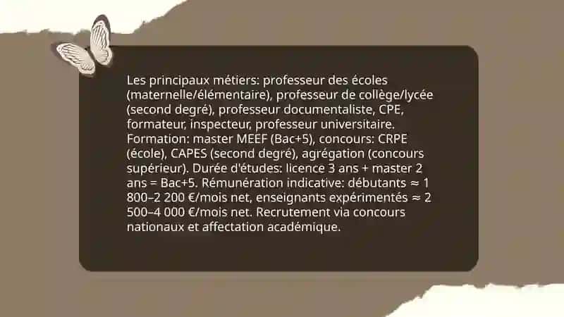 Les professions et les métiers 4