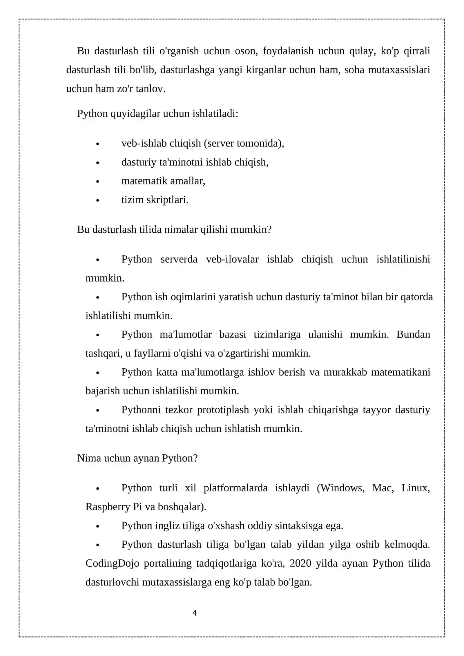 Python dasturlash tilida foydalanuvchi grafik interfeysi bilan ishlash 4