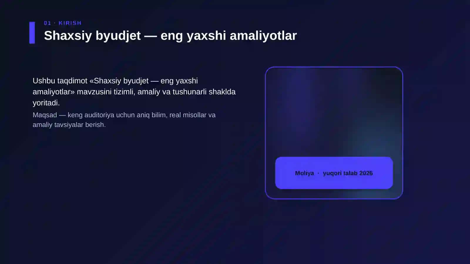 Shaxsiy byudjet — eng yaxshi amaliyotlar 4