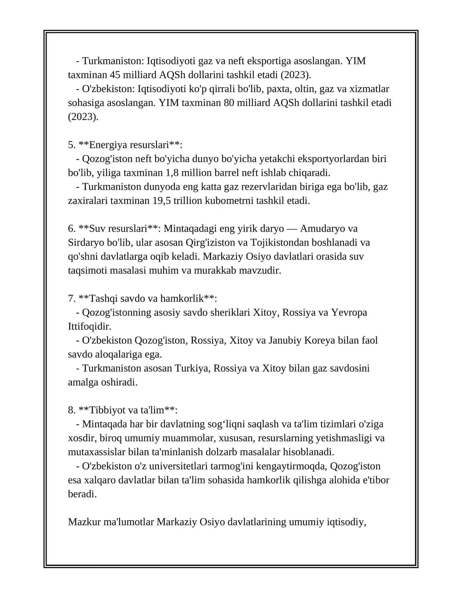 DUNYO SIYOSIY XARITASIDAGI RESPUBLIKALAR 4