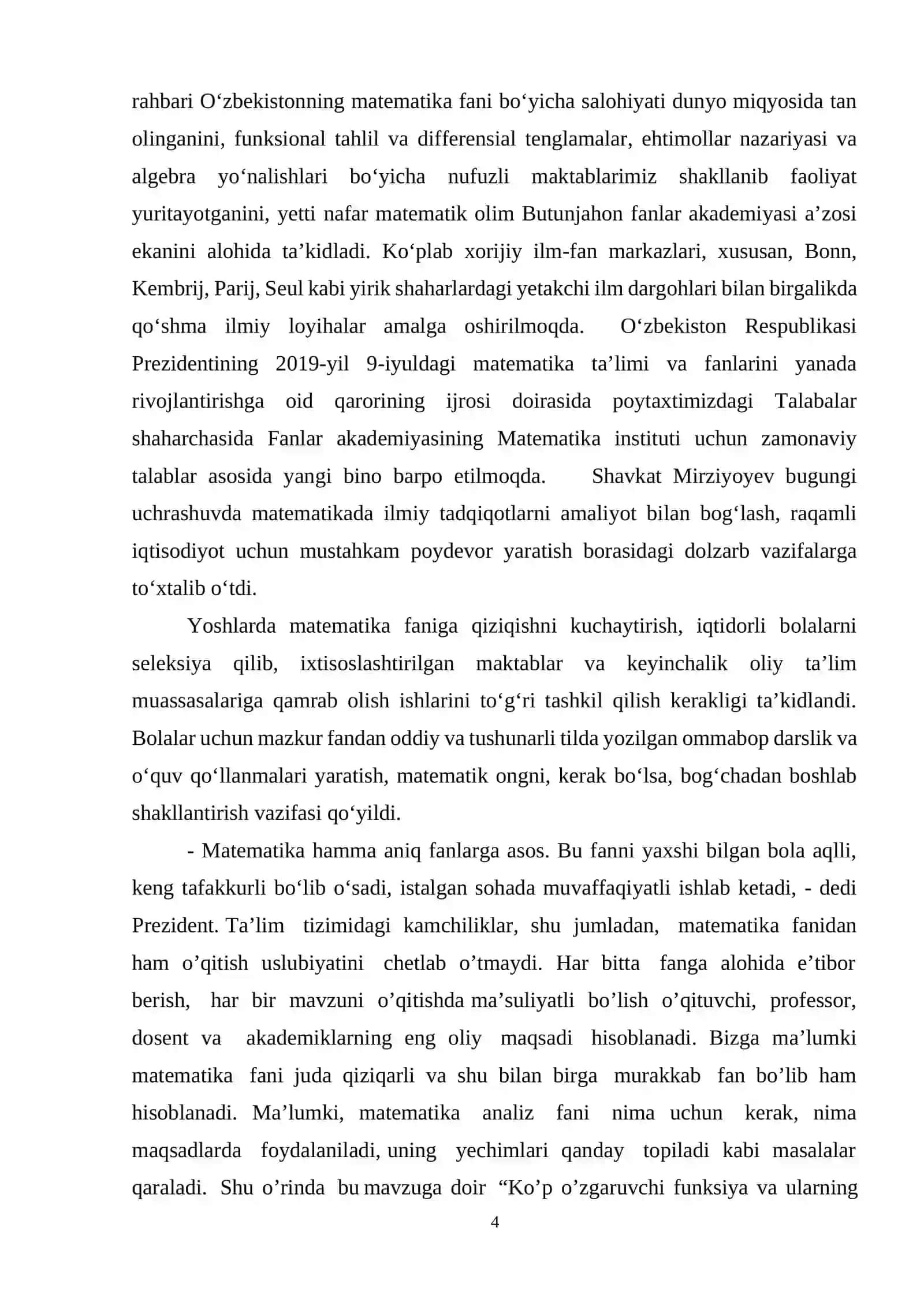 O‘lchovli funksiyalar va ular ustida amallar 4