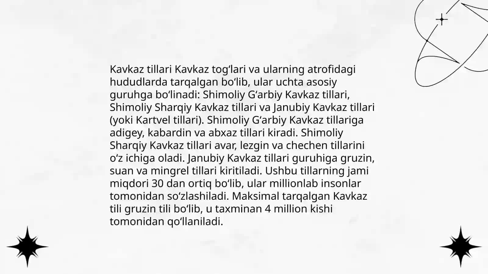 Kavkaz tillar oilasi 4