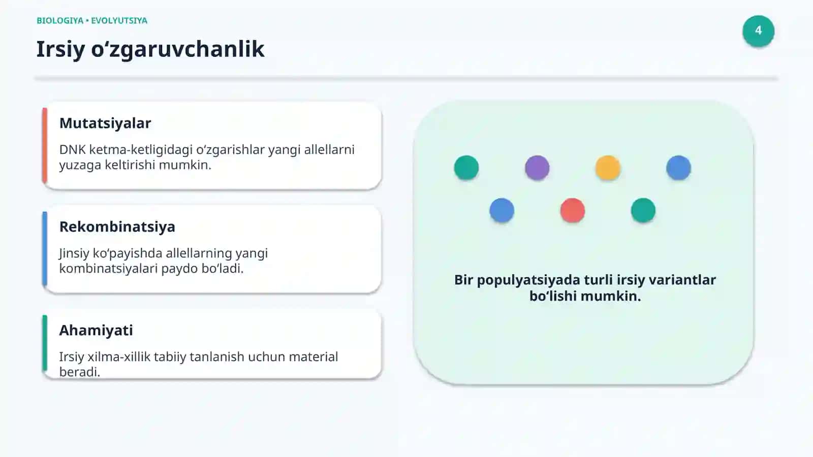 EVOLYUTSIYA VA TABIIY TANLANISH 4