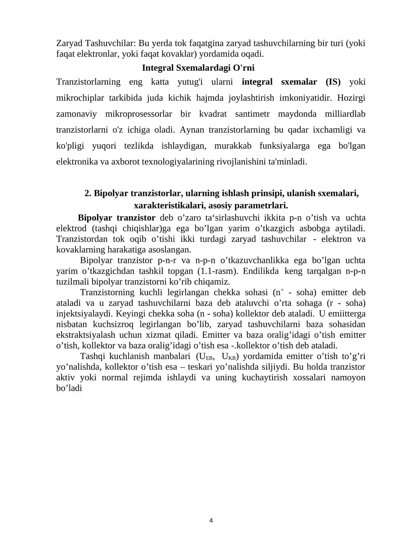 Bipolyar tranzistorlar 4