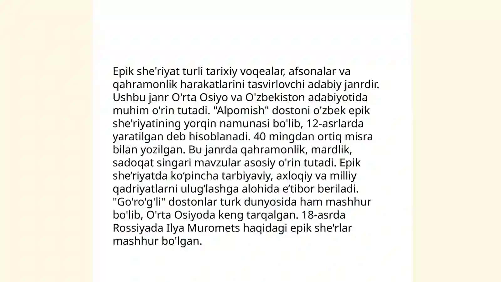 Hozirgi she'riyat janrlari 4