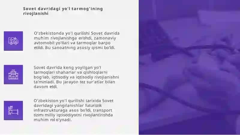 O'zbekistondagi yo'l qurilishi tarixi 4