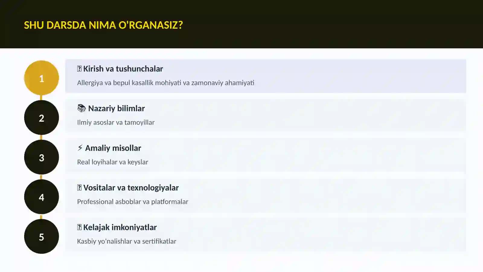 Allergiya va bepul kasallik 4