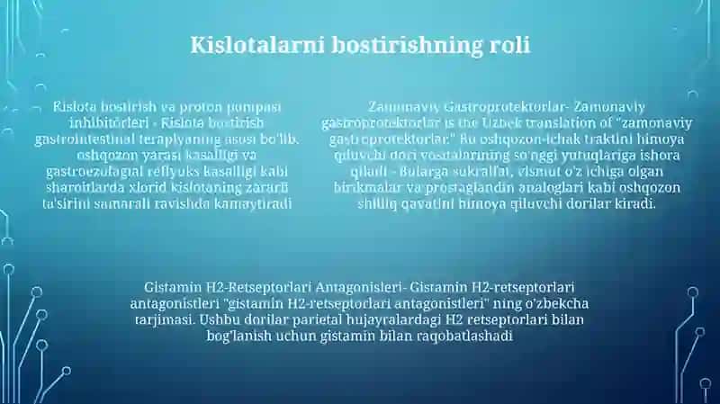 Zamonaviy Gastroprotektorlar 4
