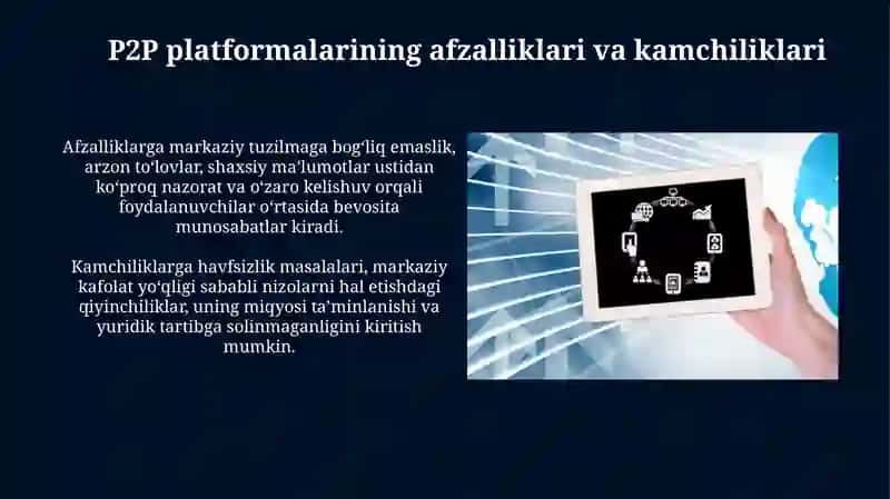 Peer-to-peer (p2p) platforma 4