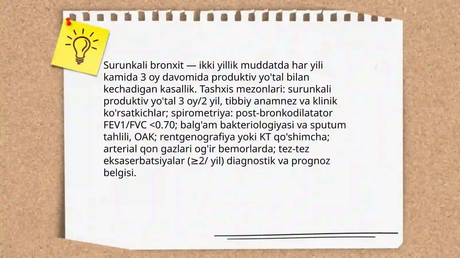Otkir va surunkali bronxit 4