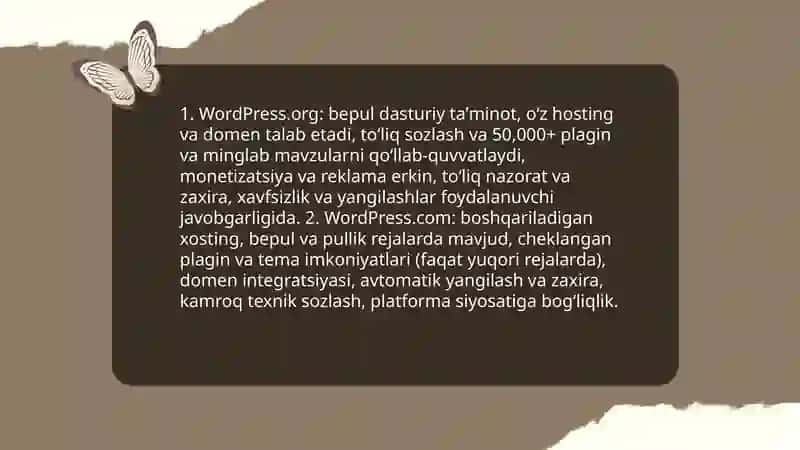 WordPress yaratish 4