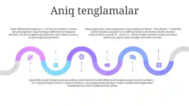 Bir Jinsli Differensial Tenglamalar 4