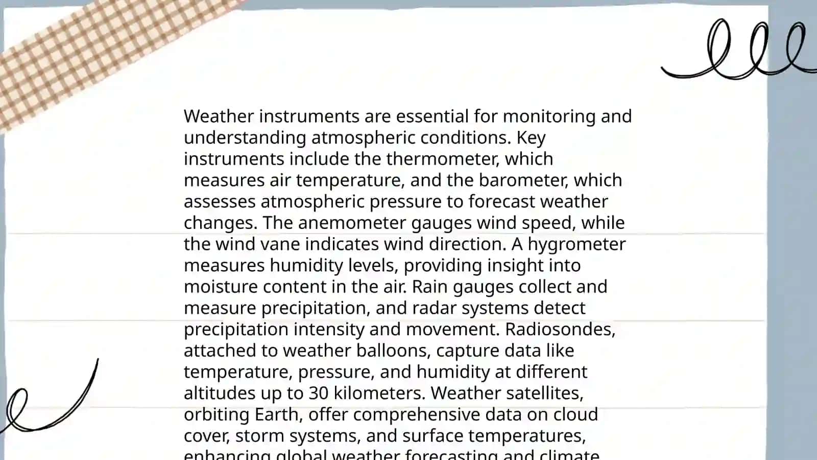 Weather Forecast Poster 4