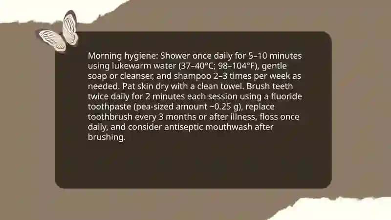 Daily routine 4