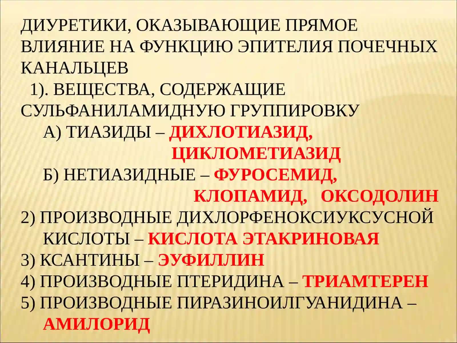 ДИУРЕТИКИ 4