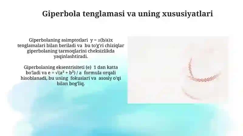 Parabola: ta'rif va xossalari 4