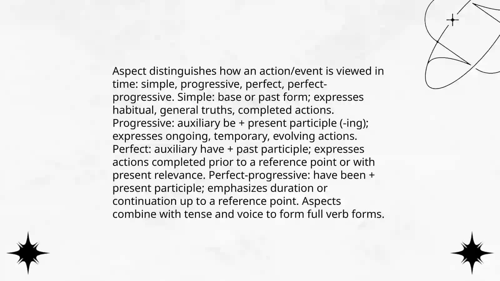 Grammatical categories of verbs 4