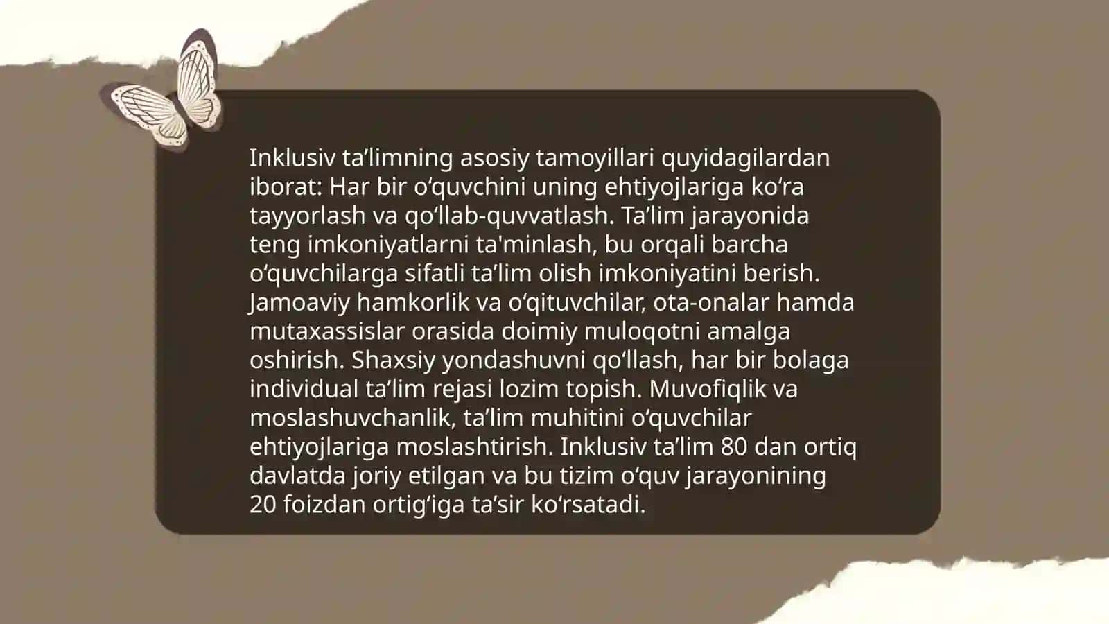 Inklyuziv taʼlim kursining tamoyillari 4
