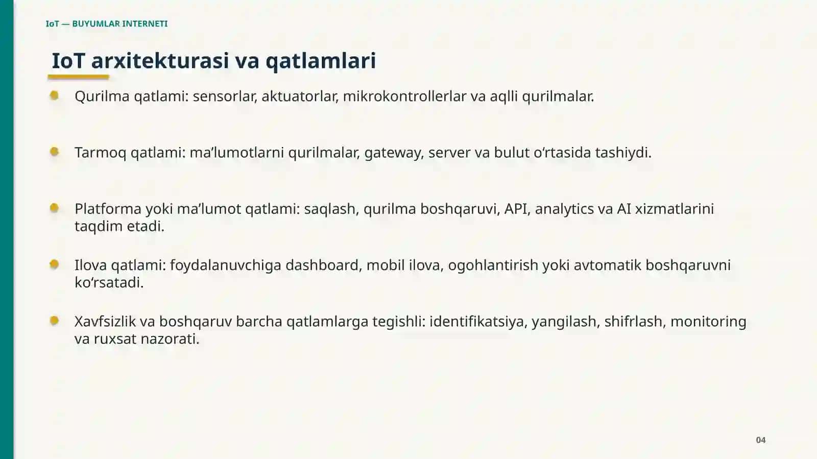 IoT — BUYUMLAR INTERNETI 4