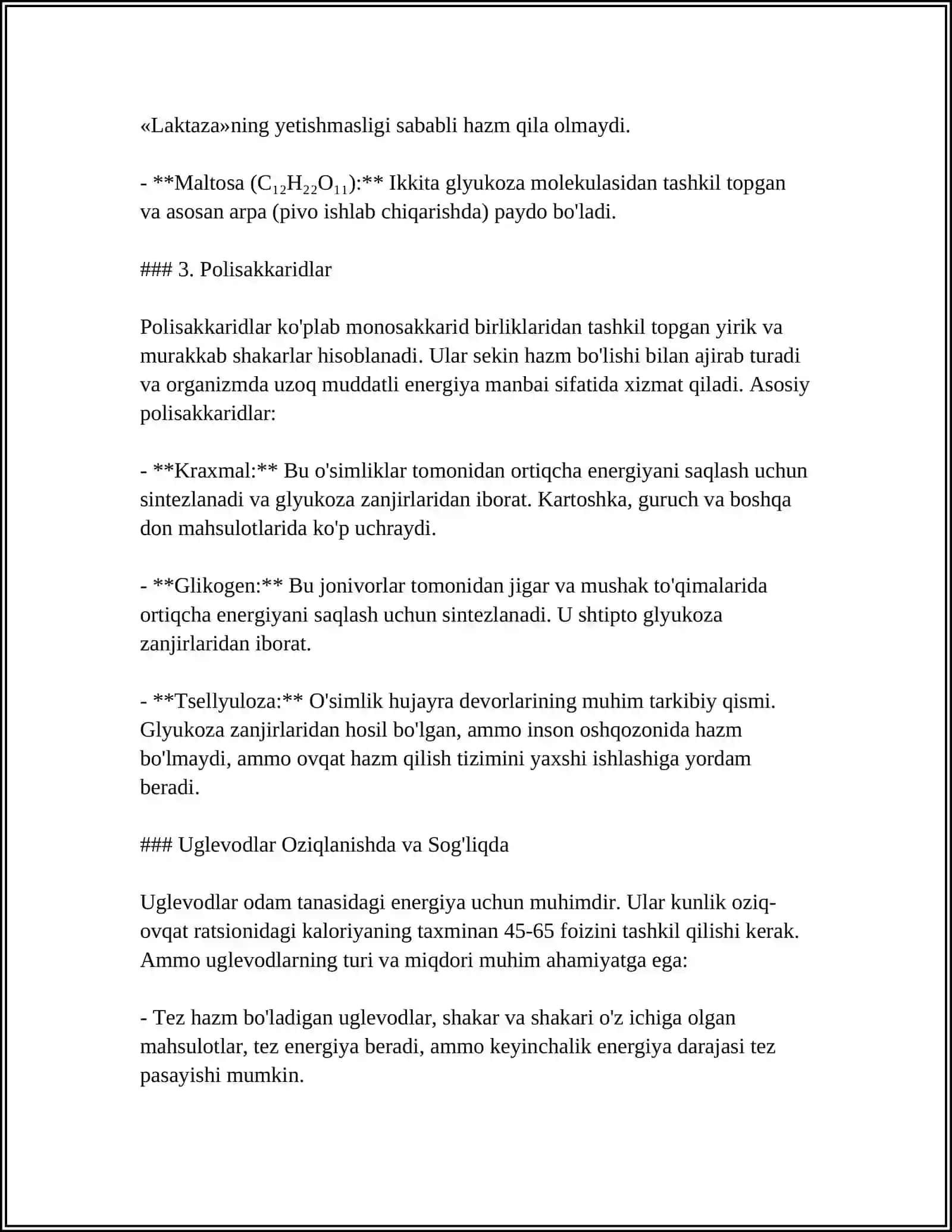 Uglevodlar 4