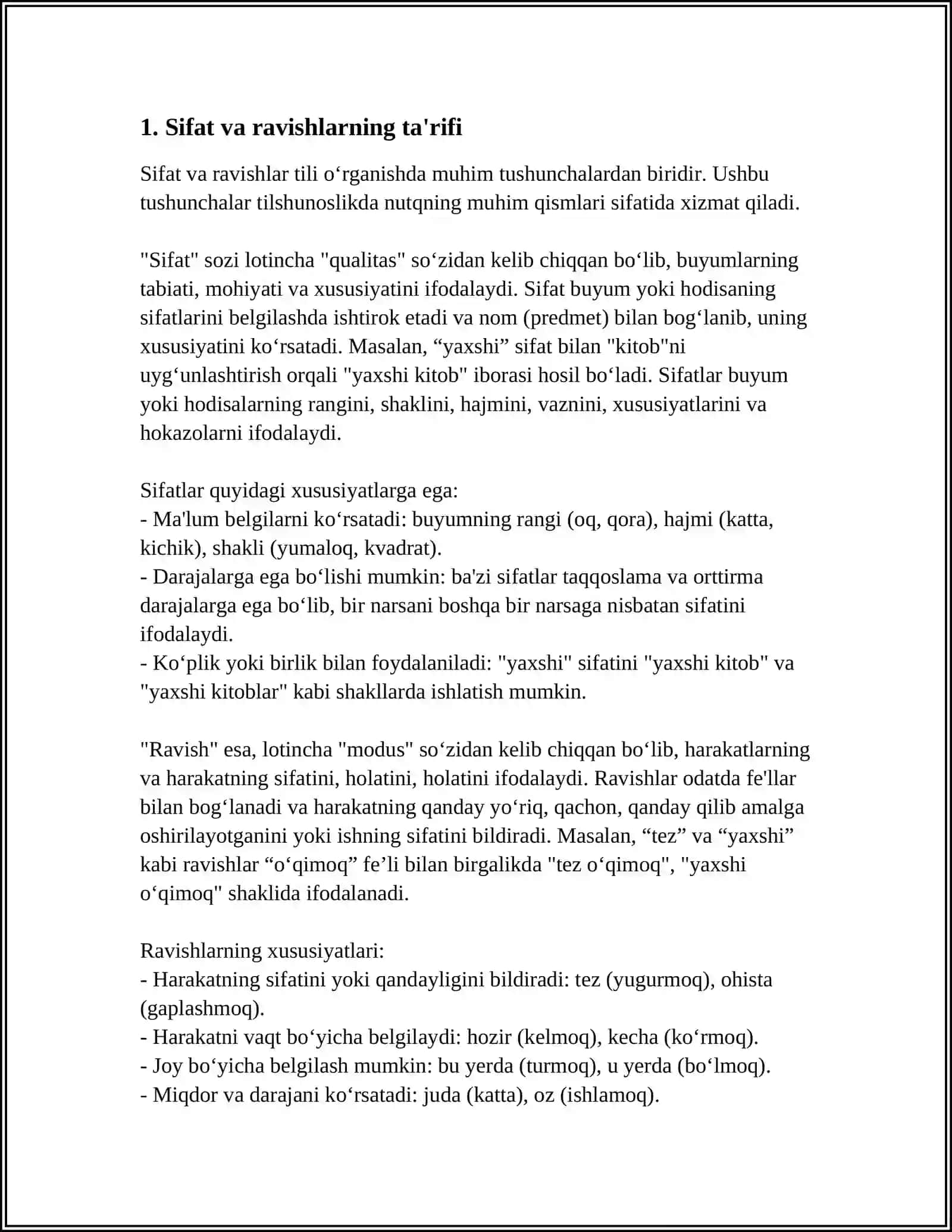 ADJECTIVE AND ADVERBS 4