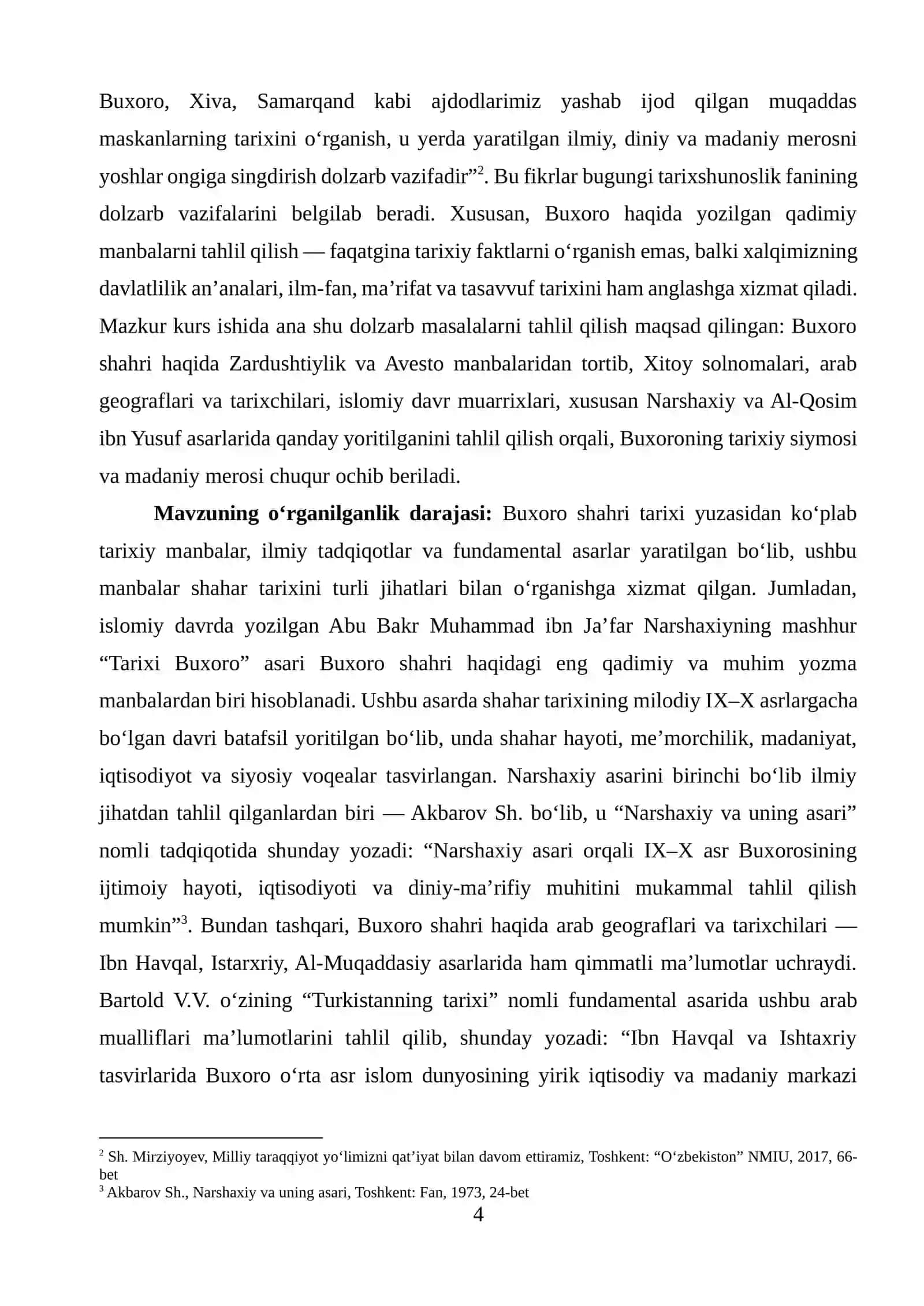 Buxoro shahri tarixiy manbalarda aks etilishi 4