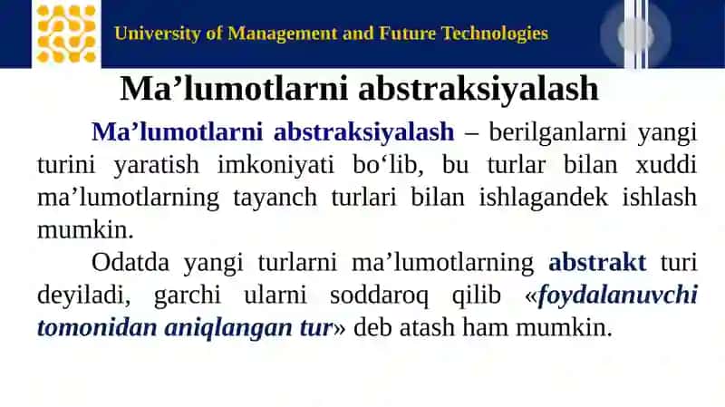 University of Management and Future Technologies 4