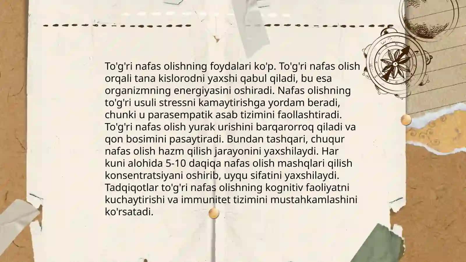 Nafas olishning ahamiyat 4