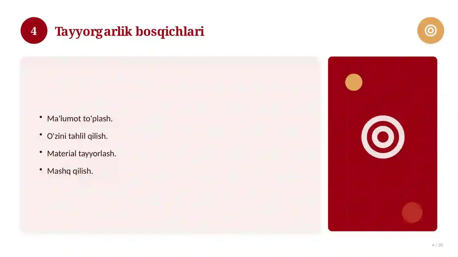 Maktab direktori o'rinbosari lavozimi suhbat savollari 4
