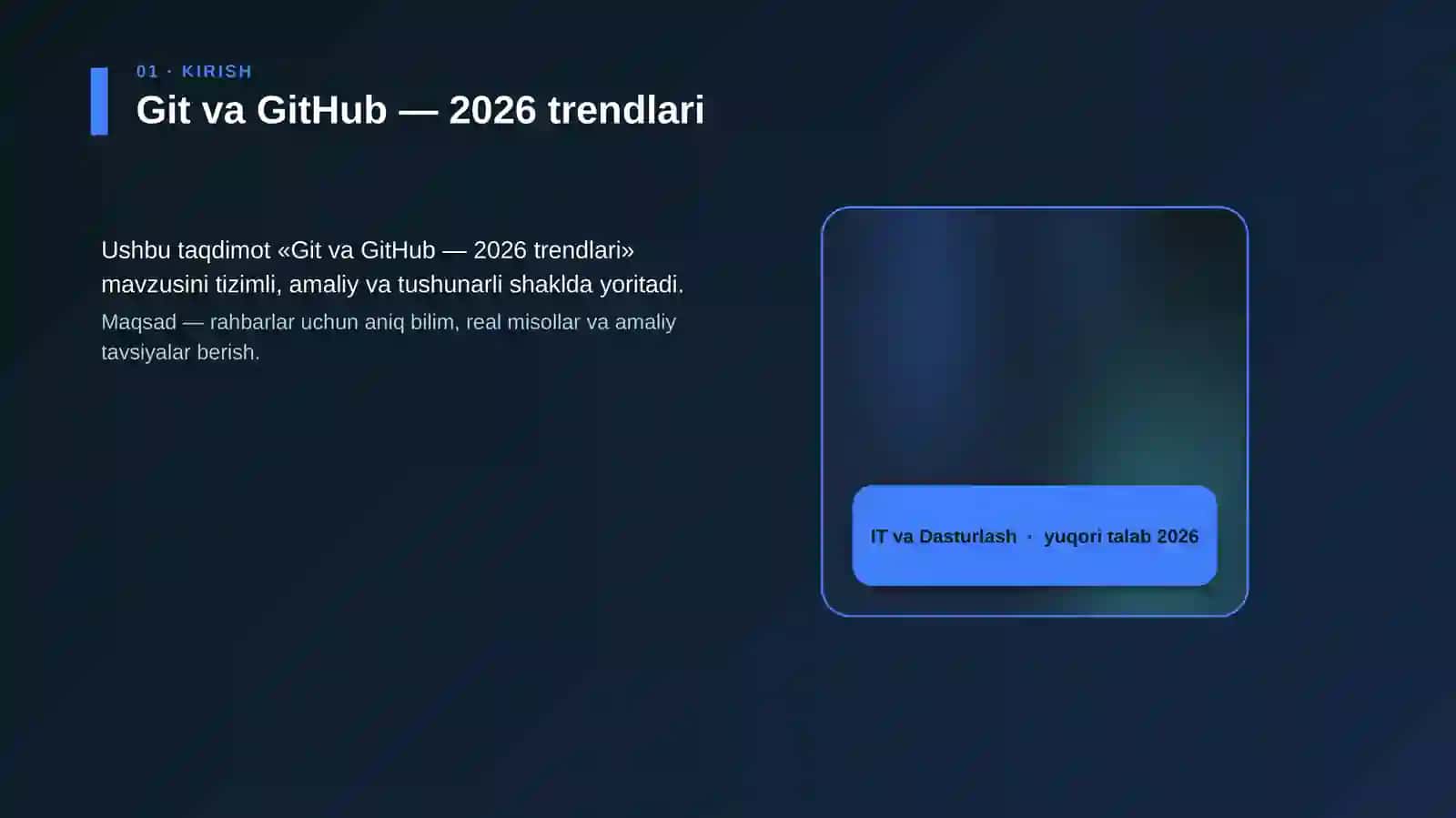 Git va GitHub — 2026 trendlari 4