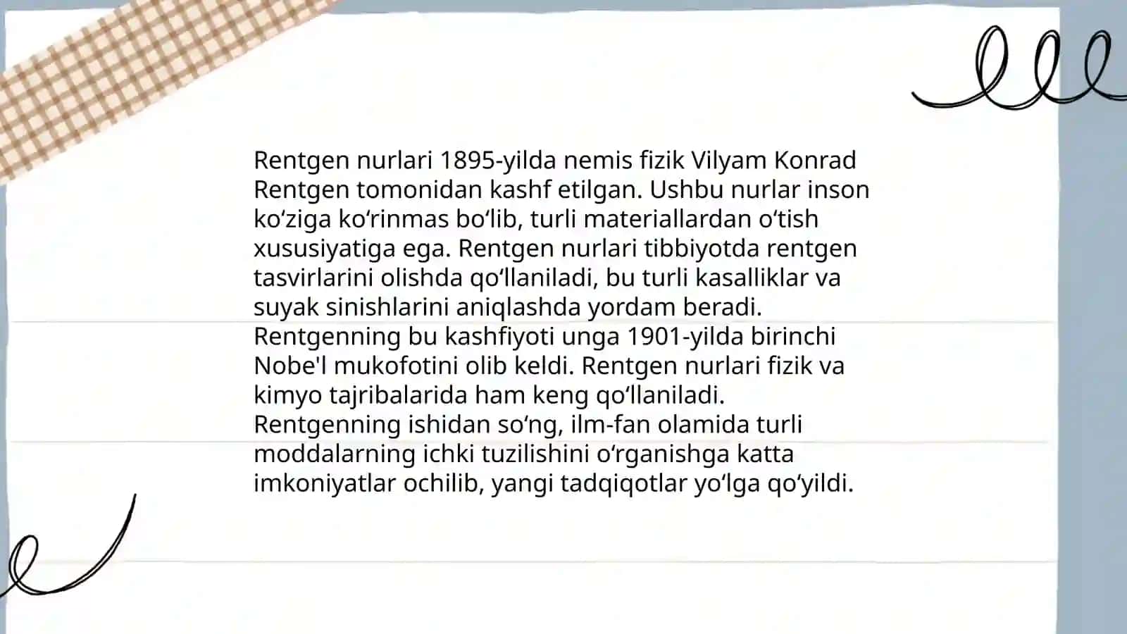 Rentgen nurlari va ularning amaliy tadbiqi 4