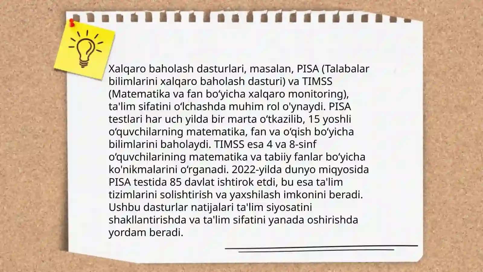 Xalqaro baholash dasturlari 4