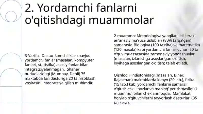 Mutaxassislik fanlarini o'qitish metodikasi 4