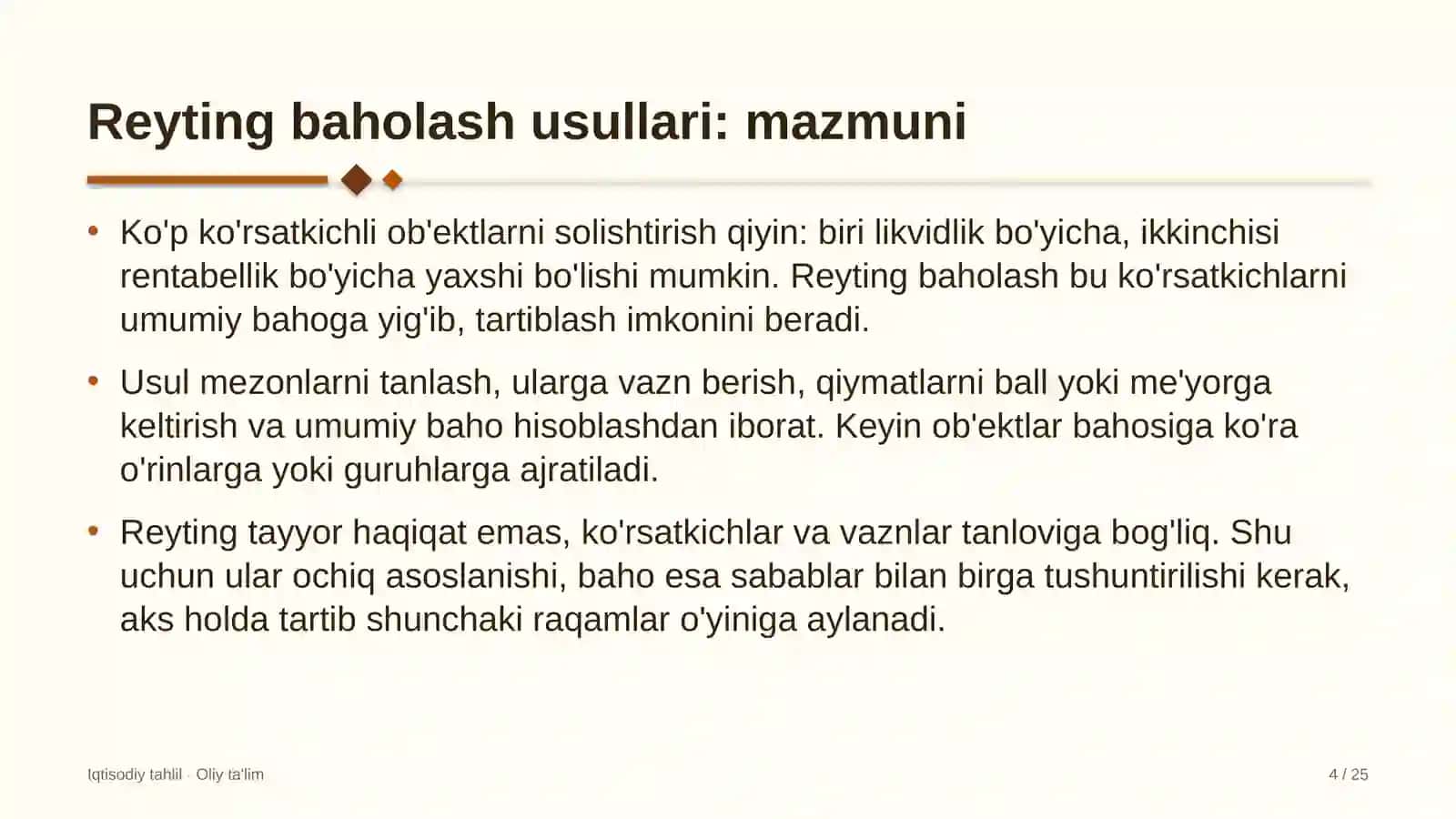 sutchilik fermalarida reyting baholash usullari 3000 4