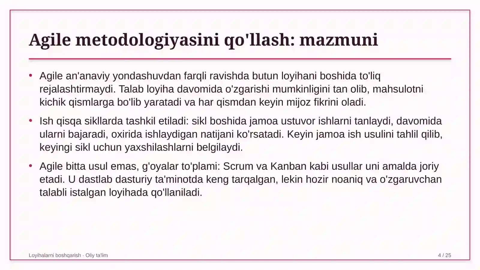qozonxonalarda agile metodologiyasini qo'llash 2129 4