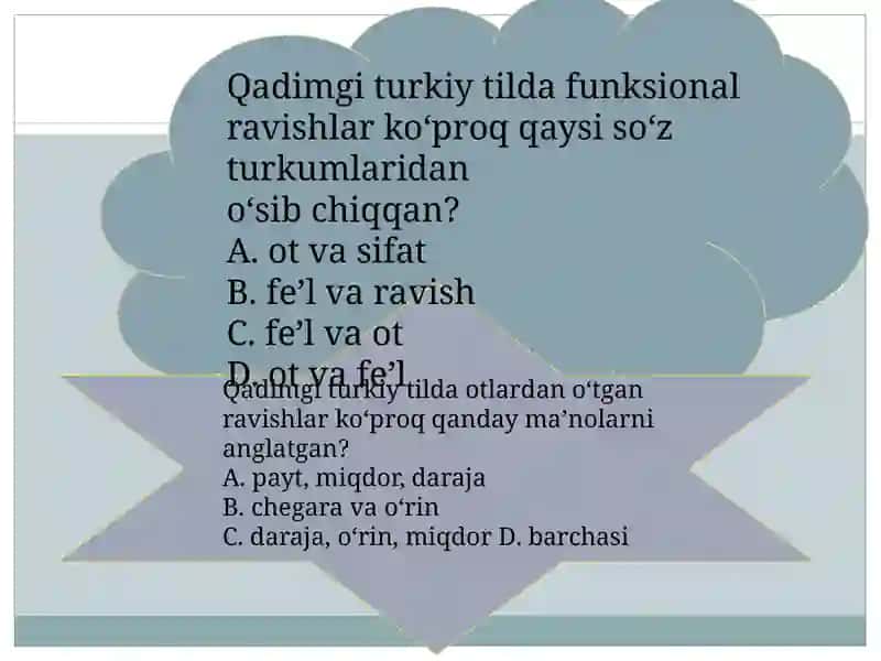 Odilova Shaxlo's Uzbek Language History Presentation 4