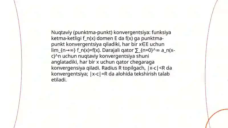Funksional va darajali qatorlar 4