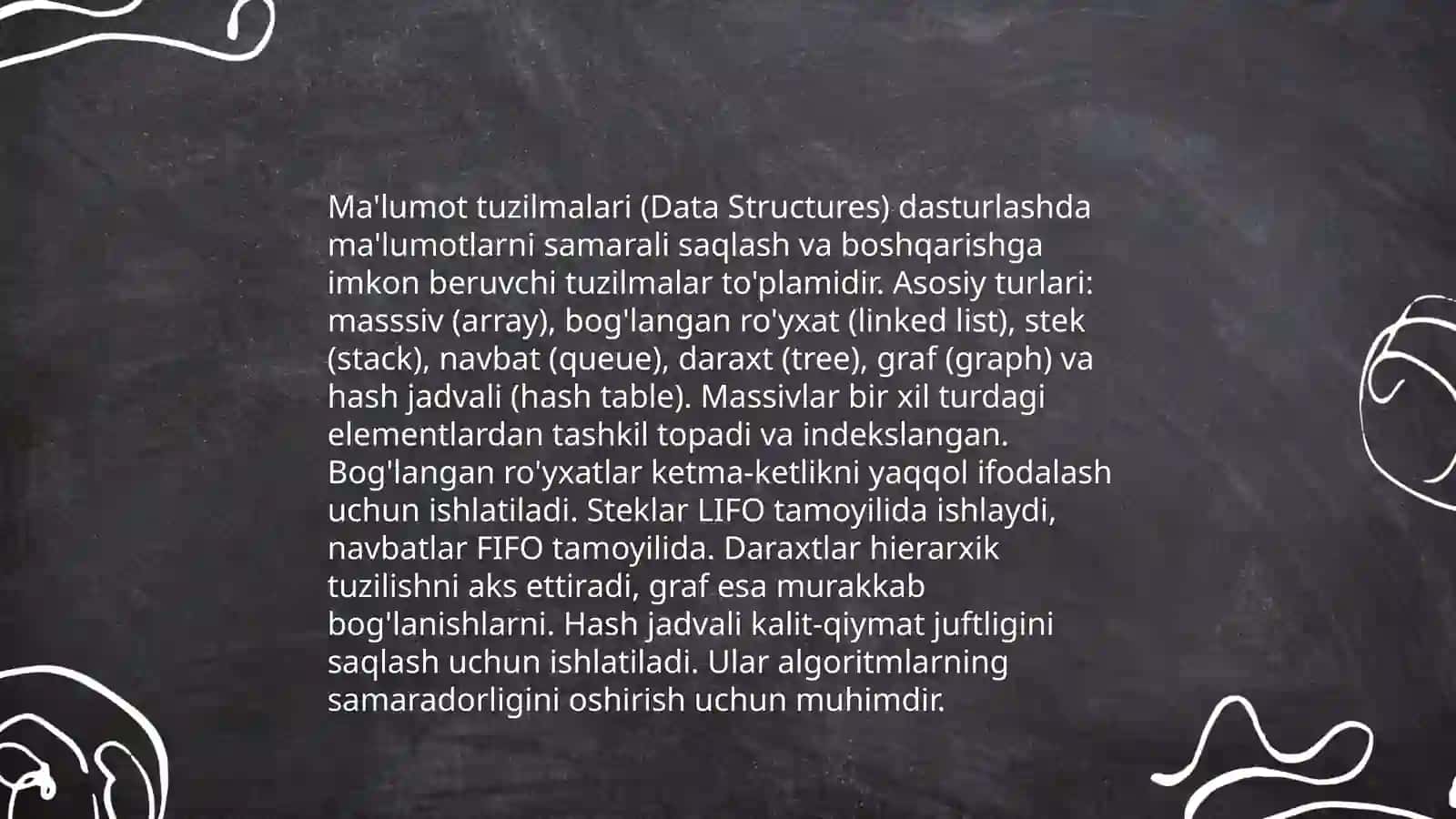 dasturlash haqida 4