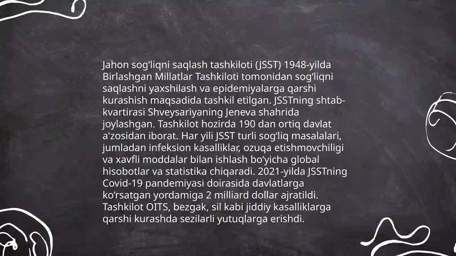 Birlashgan Millatlar Tashkiloti (BMT) 4