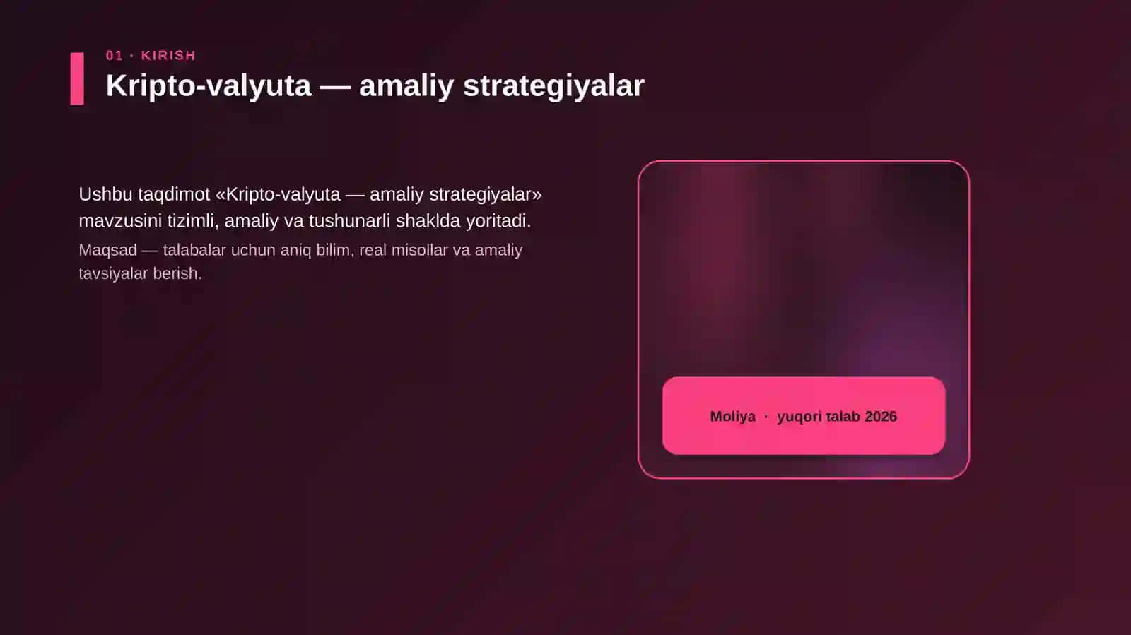 Kripto-valyuta — amaliy strategiyalar 4