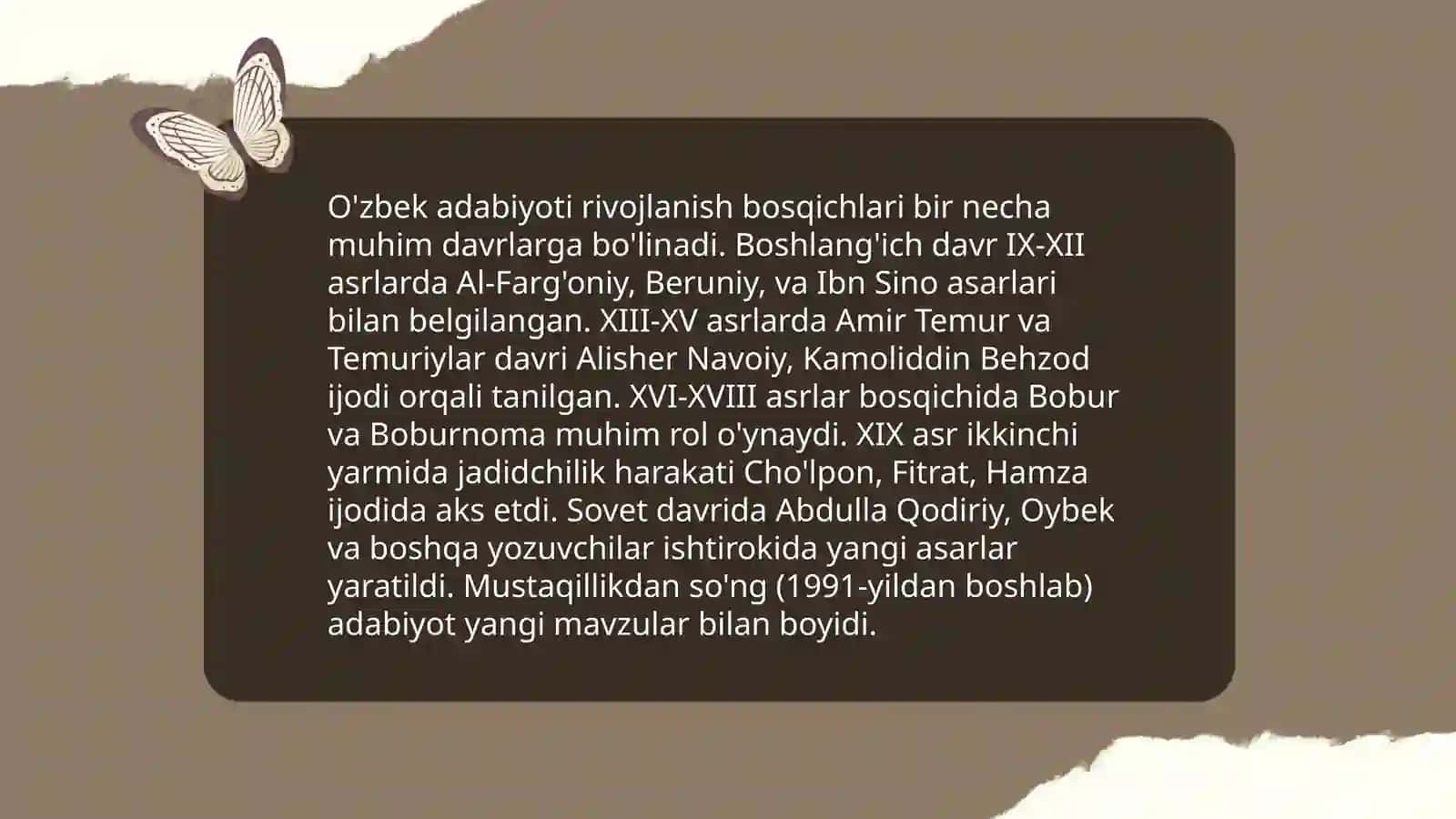 Adabiyot va milliy o'zlik 4