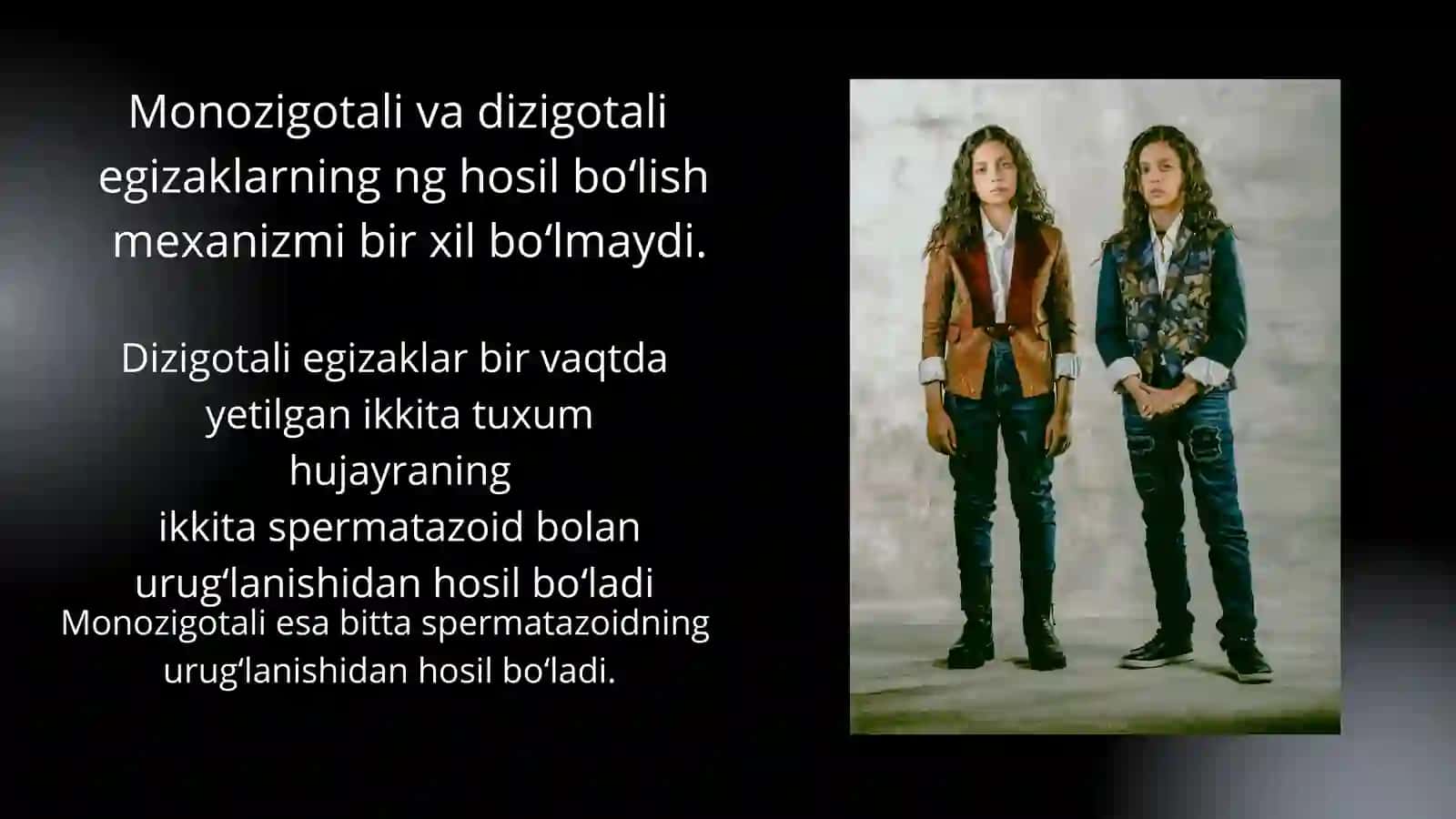 Egizaklar usuli 4