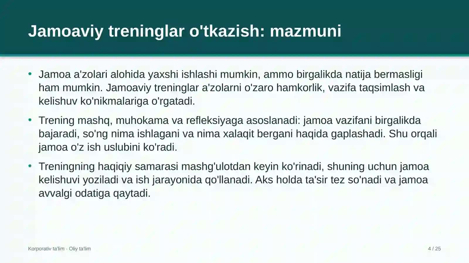 qozonxonalarda jamoaviy treninglar o'tkazish 1018 4