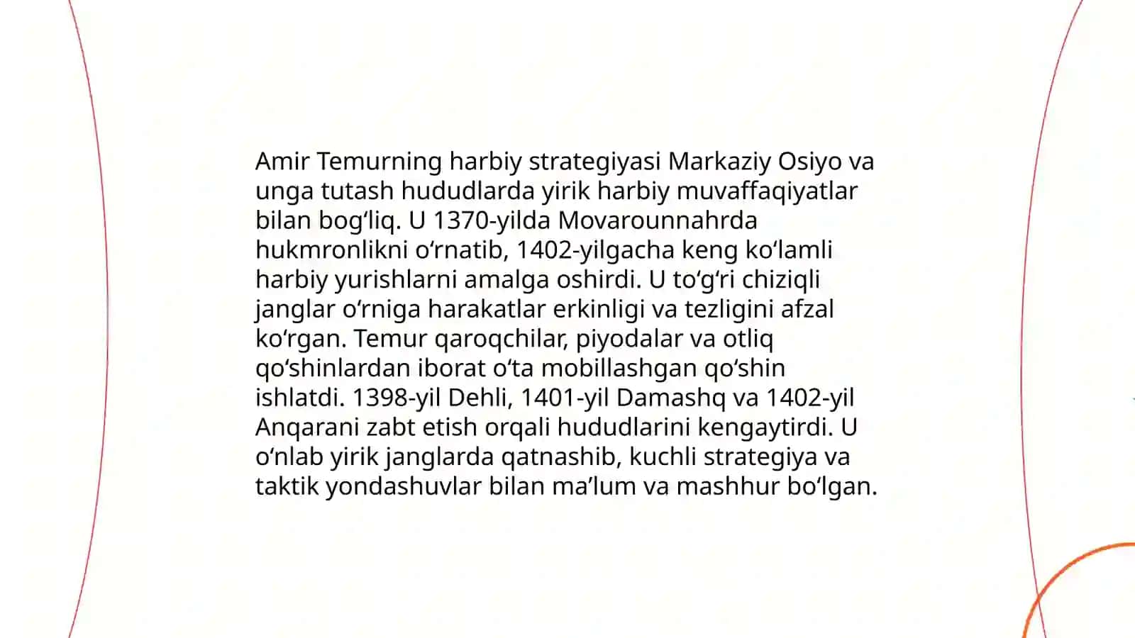 Amir Temur va Temuriylar davlati 4
