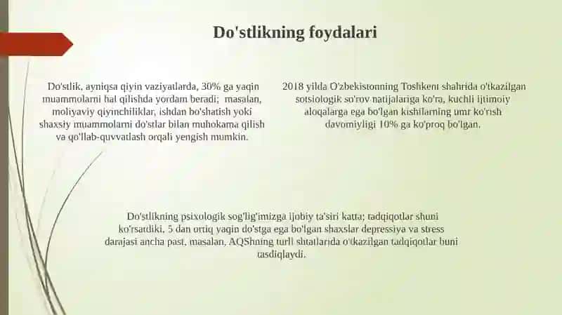 Do'stlik qudrati 4
