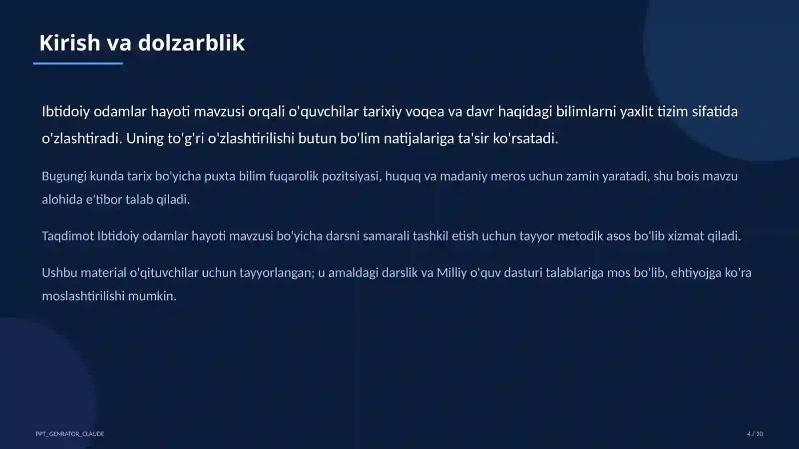 Ibtidoiy odamlar hayoti (5-sinf) 4
