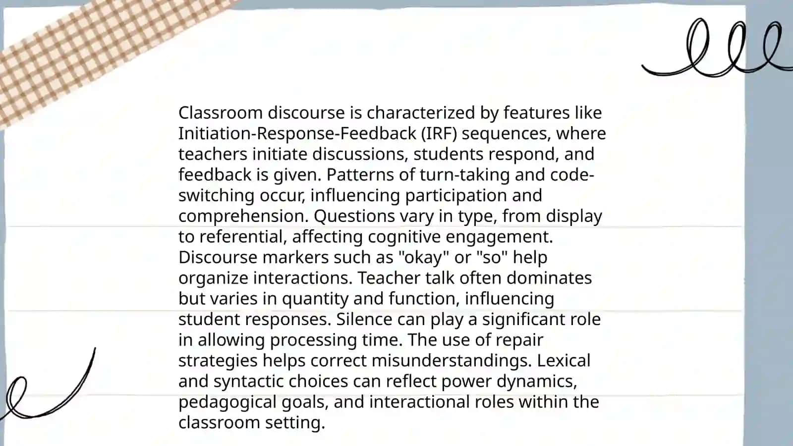 Features of EFL in Interactive Discourse 4